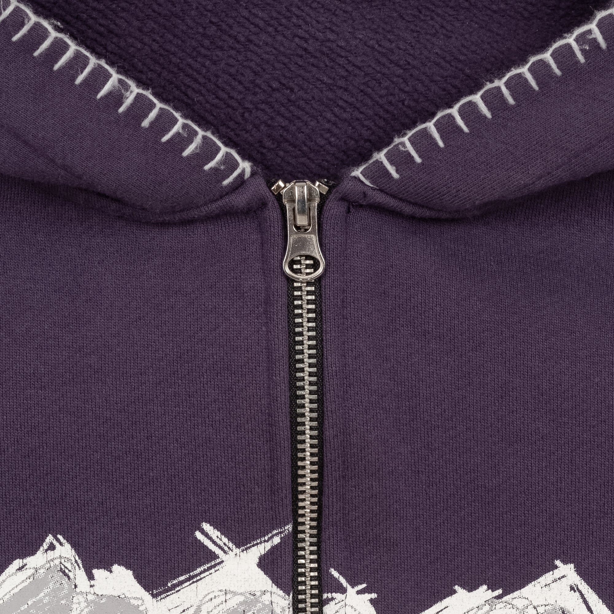 4 Hearts Purple Frontzip Hoodie