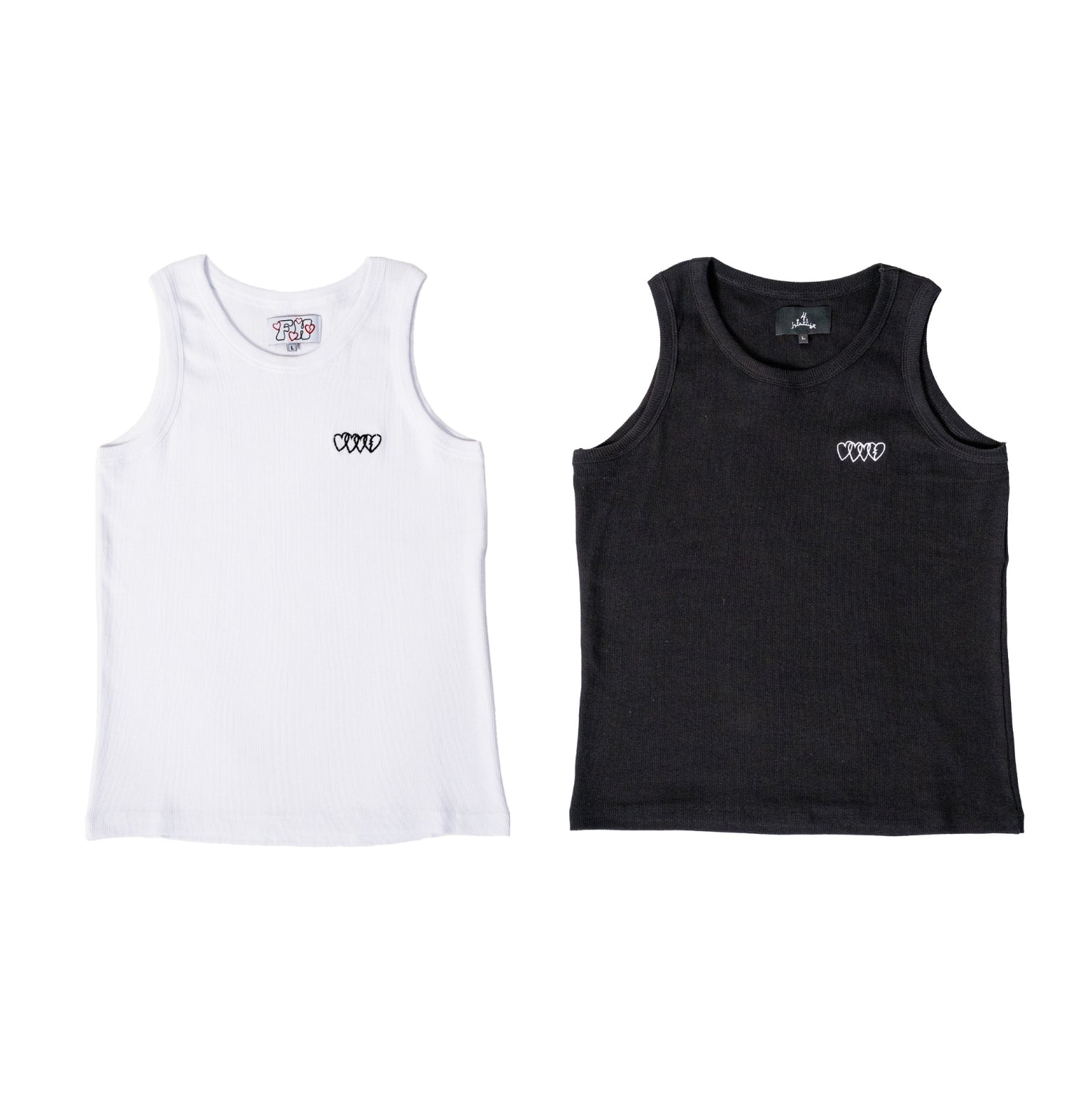 Tanktop Set Black & White